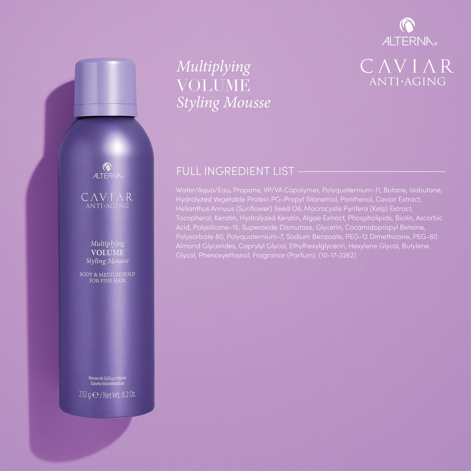 Alterna Caviar Volume Styling Mousse 8.2oz Alterna Caviar Volume Styling Mousse 8.2oz