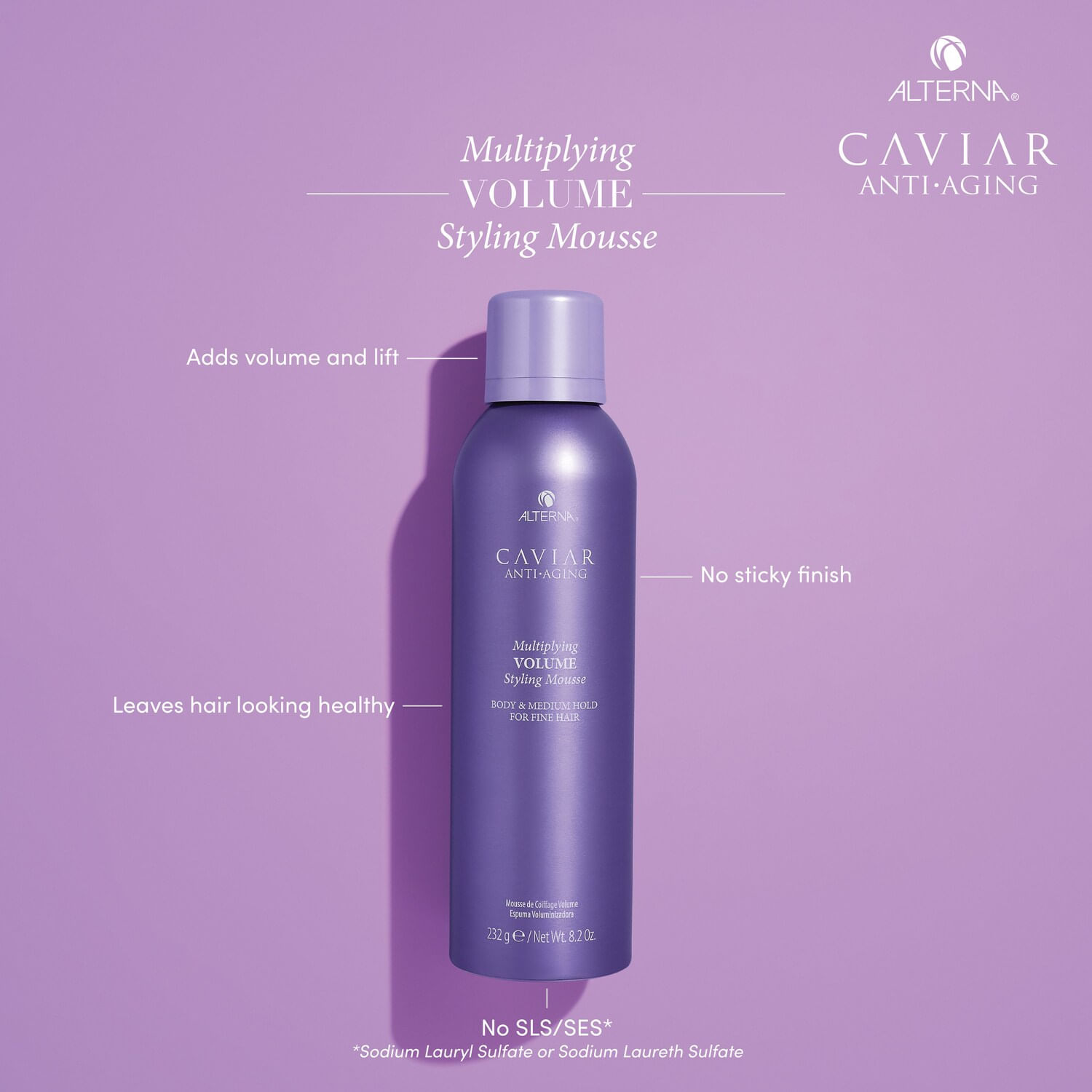 Alterna Caviar Volume Styling Mousse 8.2oz Alterna Caviar Volume Styling Mousse 8.2oz