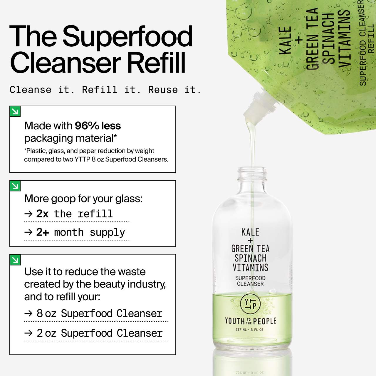 Superfood Gentle Antioxidant Refillable Cleanser Oprah Daily Shop 