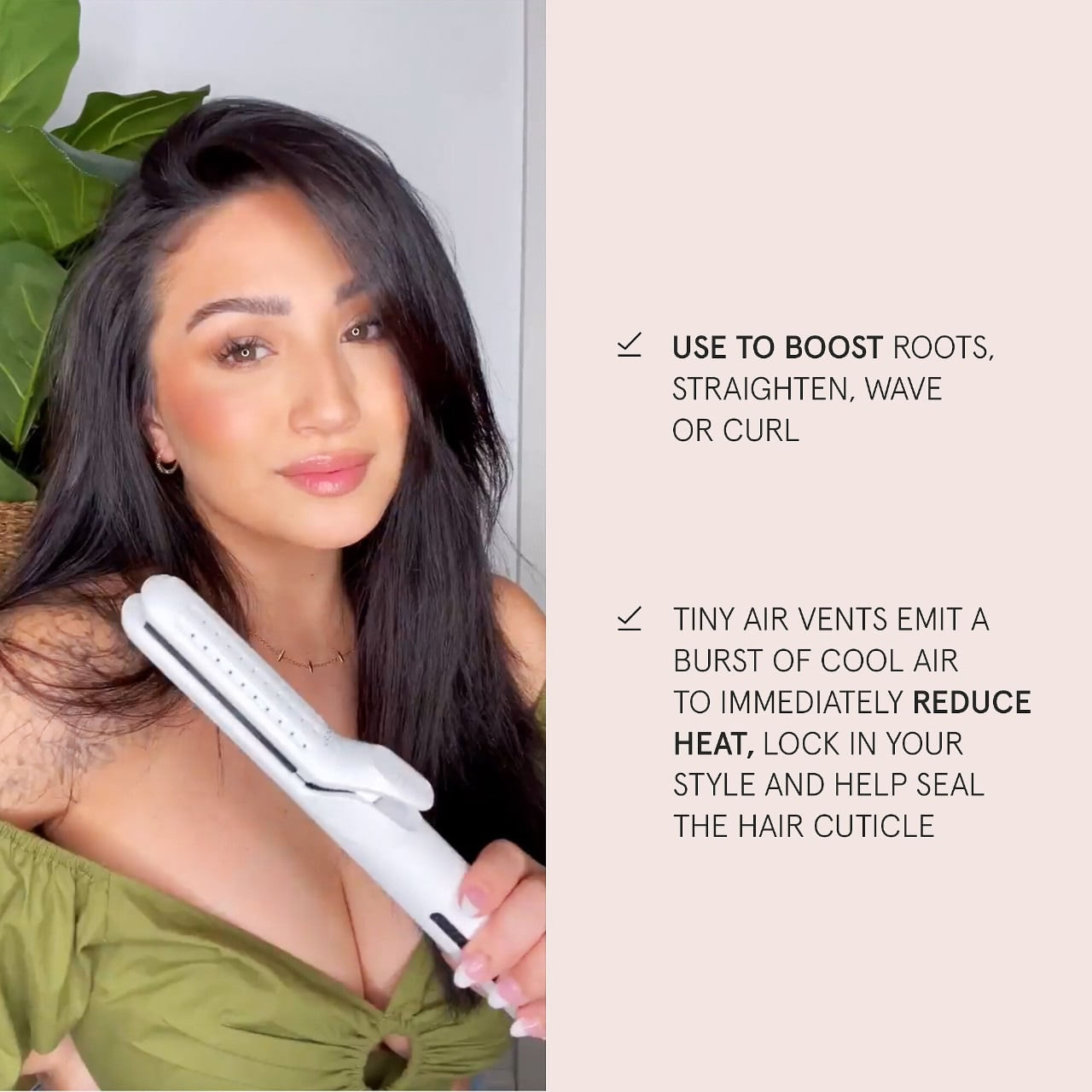 Airburst Styler 2-in-1 Curling Iron & Flat Iron | Oprah