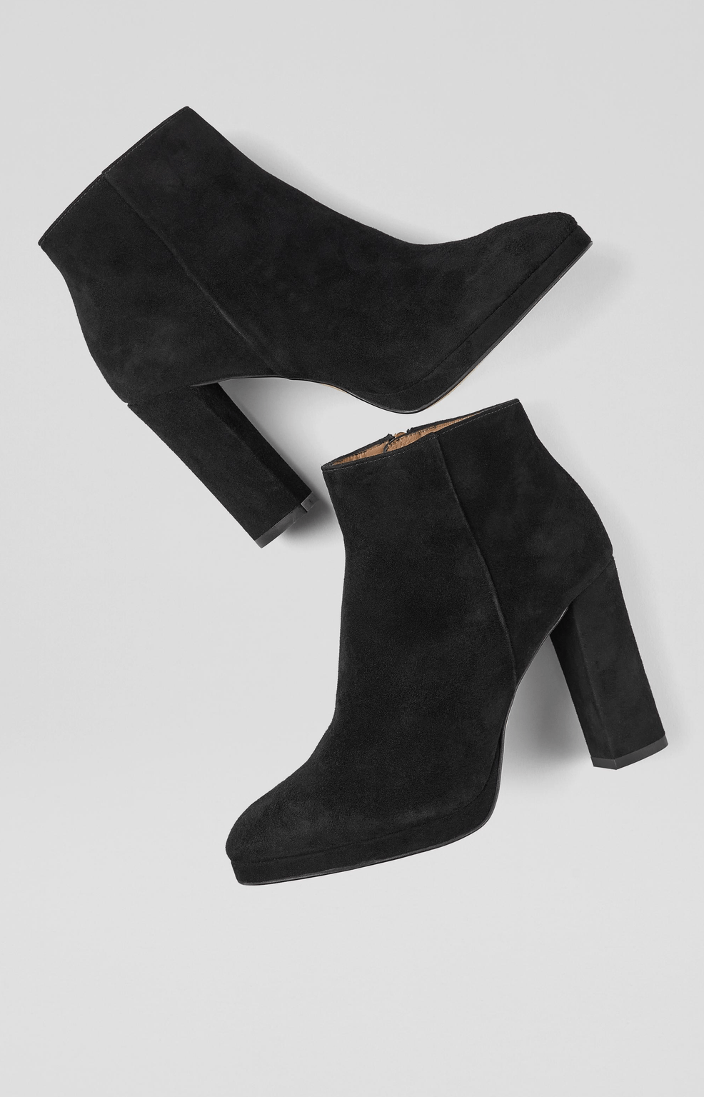 ショートブーツ・ブーティ AGL D751566PGKI018G107 Ankle Boots quilted leather softy Amazon.com | Allegra K Women's Chunky Heel Pointed Toe Zip