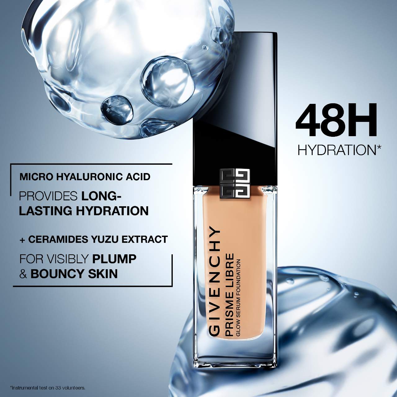 【GIVENCHY】PRISMELIBREGLOWSERUMFOUNDATION Prisme Libre Glow Serum Blurring & Hydrating Foundation