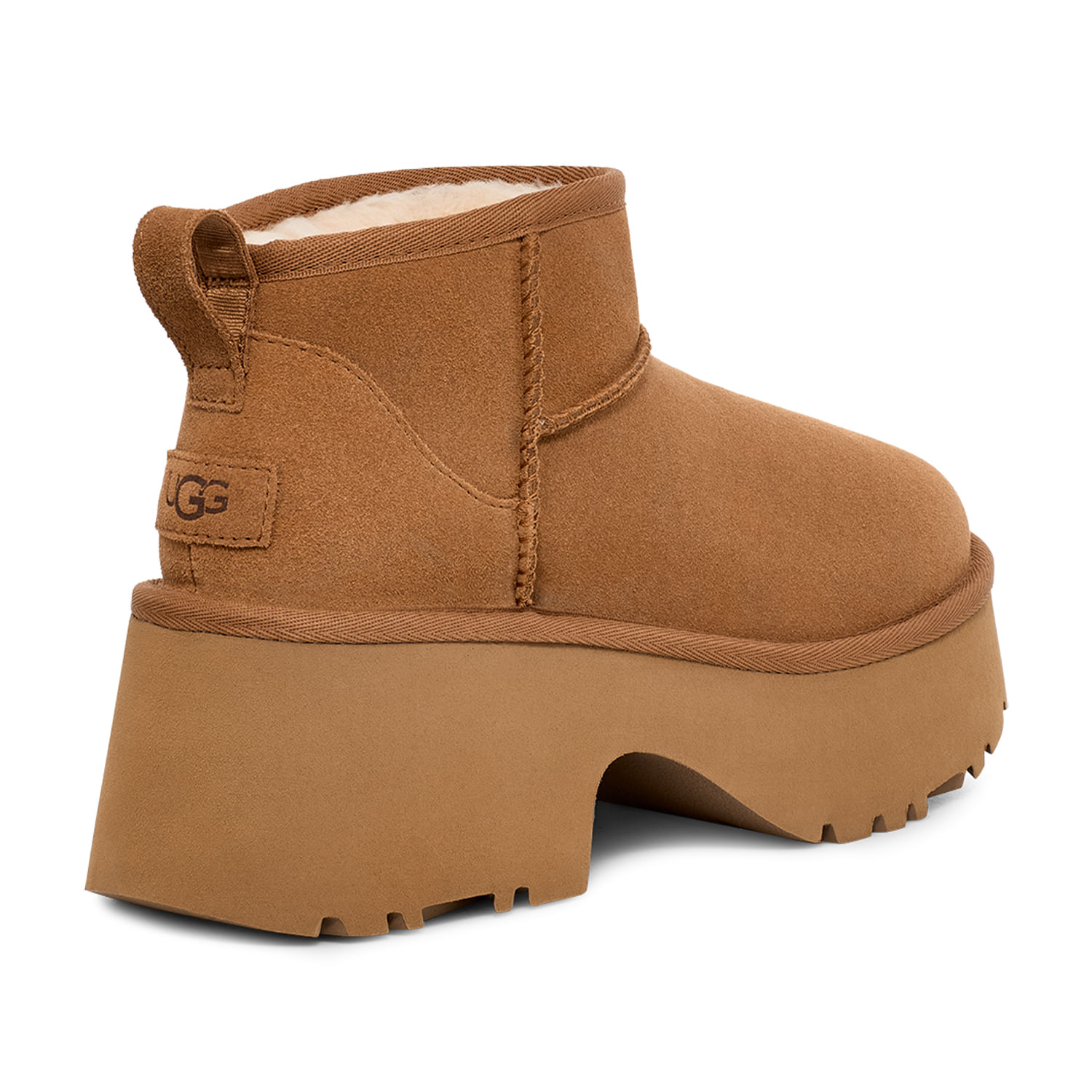 ☆韓国の人気☆【UGG】☆UGG W Ansley☆Chestnut☆ Ugg Women's Classic Ultra Mini New Heights In Chestnut