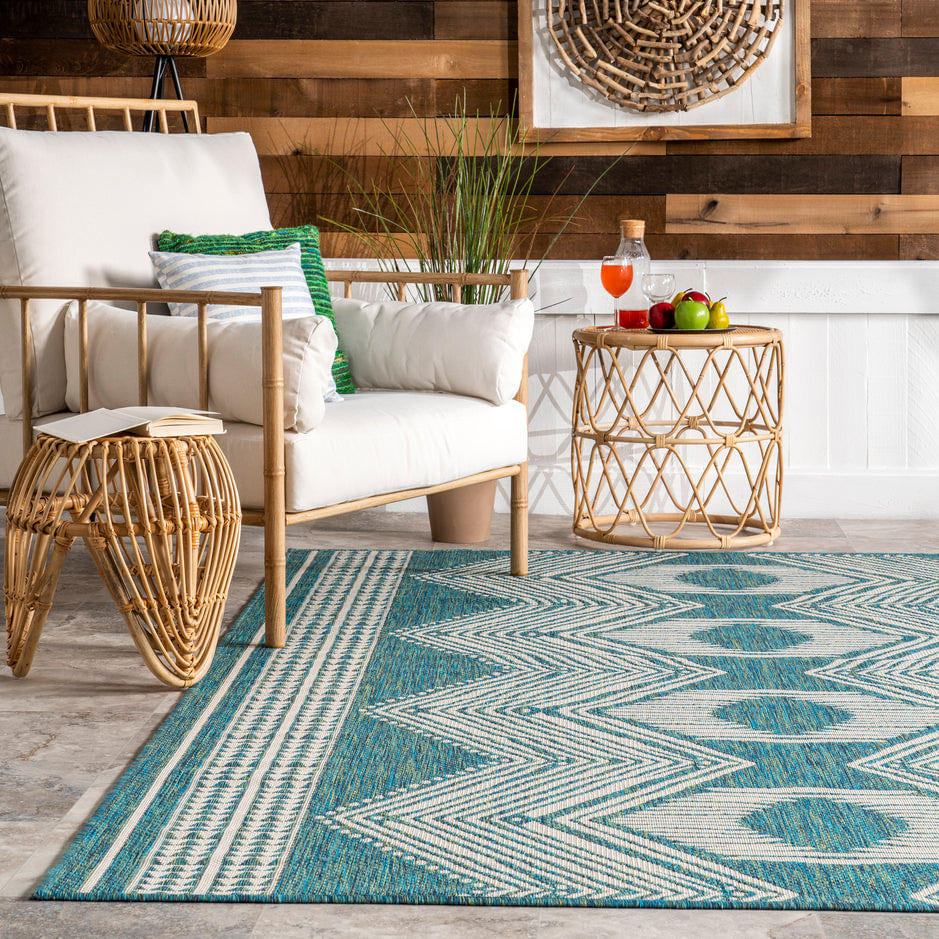 Ranya Tribal Indoor/Outdoor Area Rug | Oprah Daily Shop