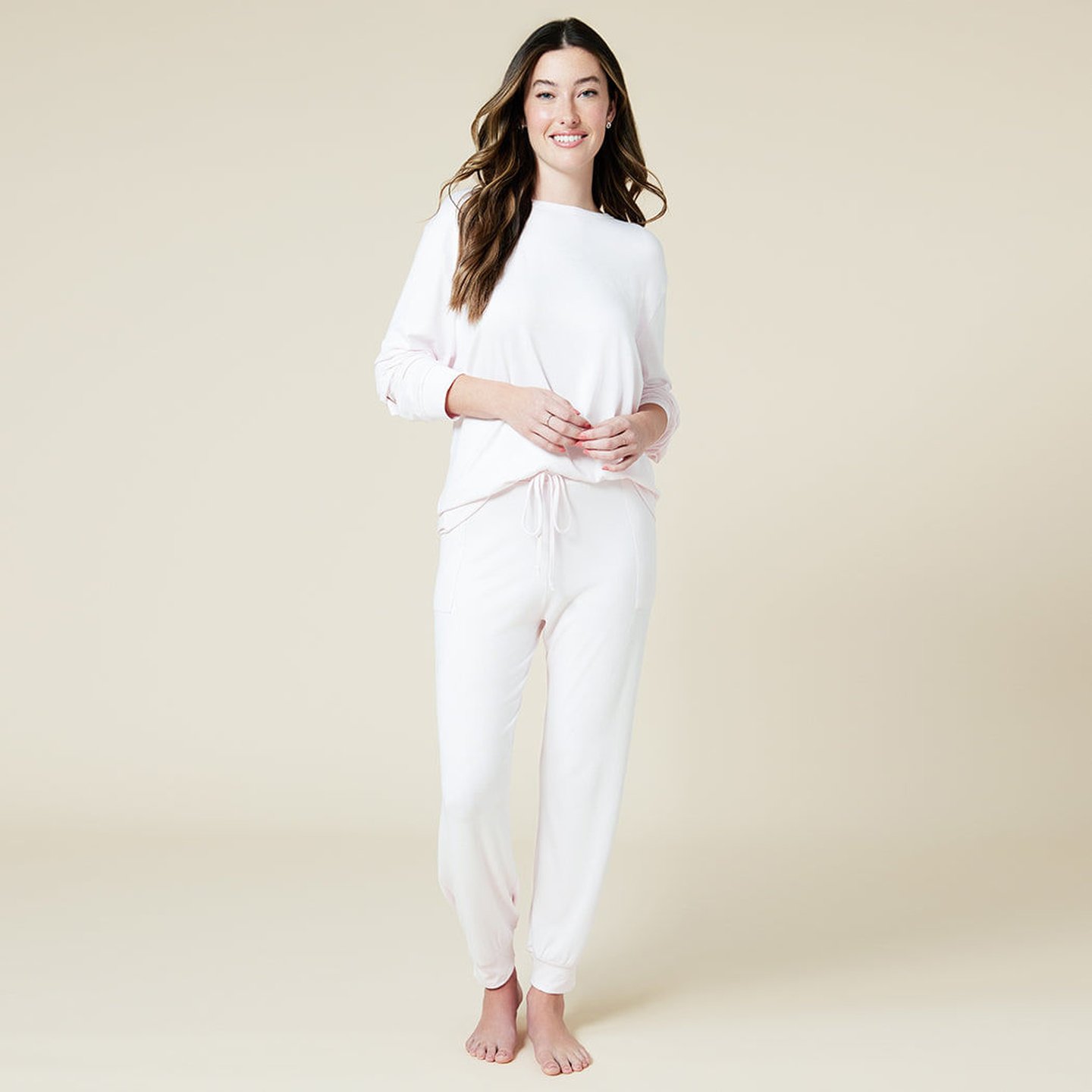 Blush V-Neck Set