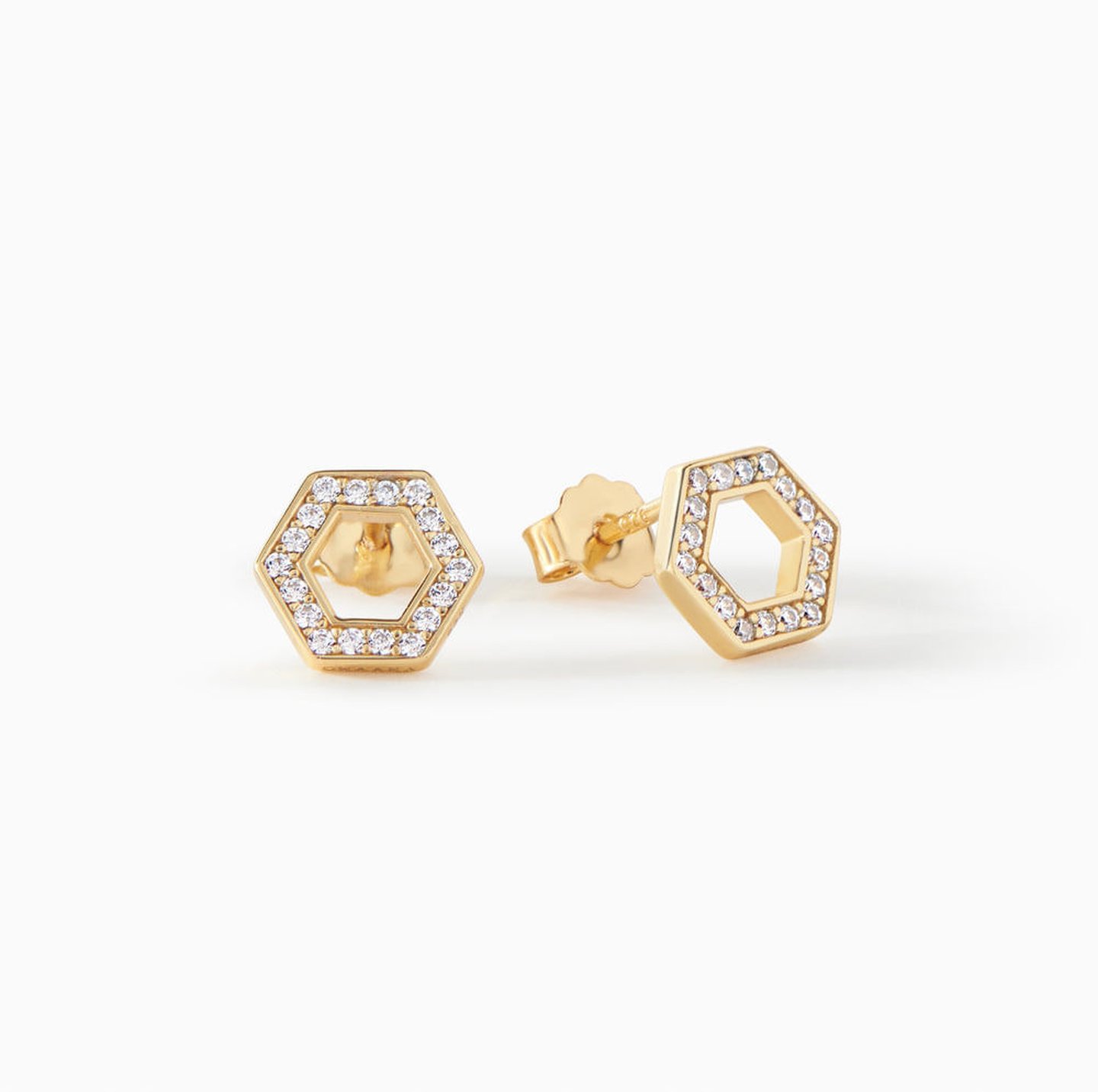 Olivia Stud in Gold