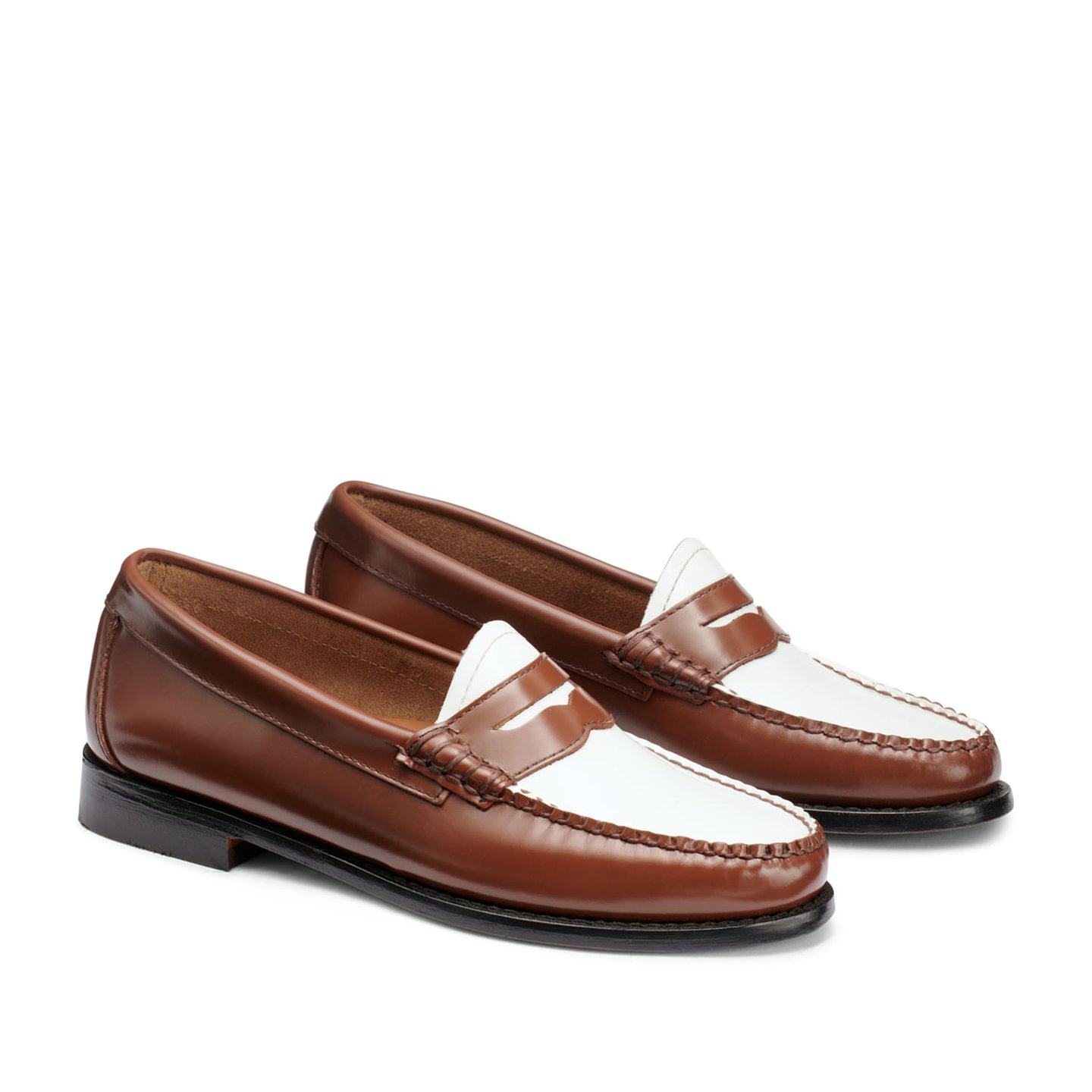 G.h. Bass Women's Whitney Weejun In Whiskey/white | Oprah