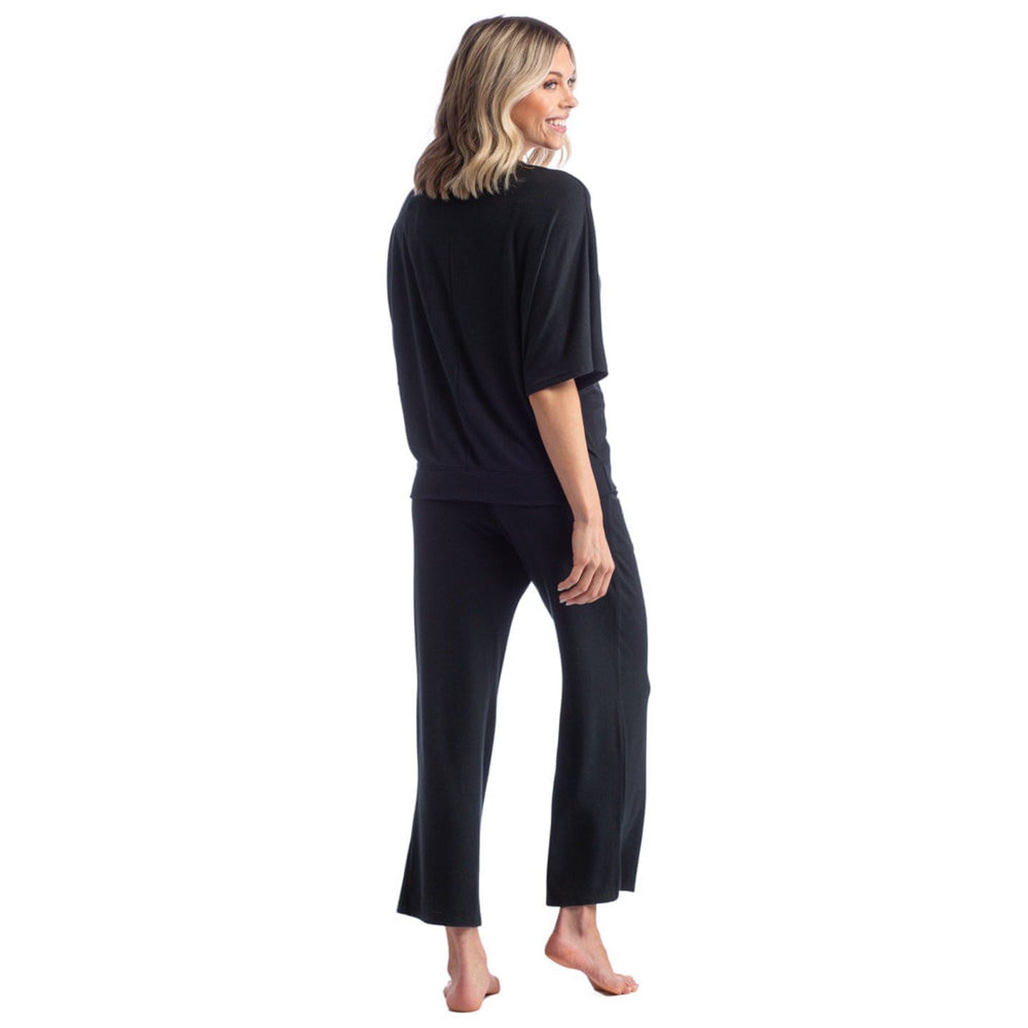 Dream Relaxed V-Neck with Capri Lounge Set | Oprah Daily Shop