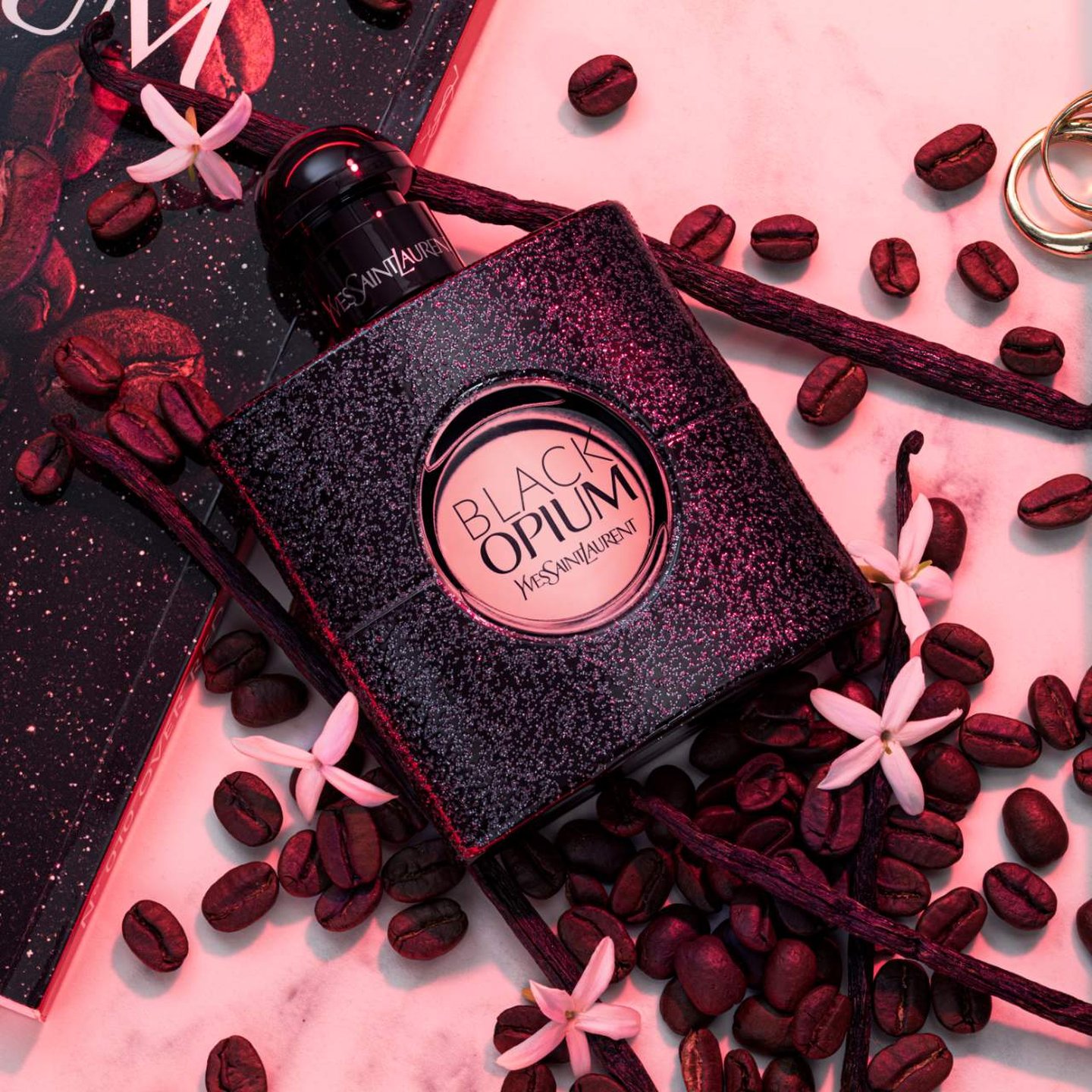 Black Opium Eau De Parfum With Coffee & White Flowers