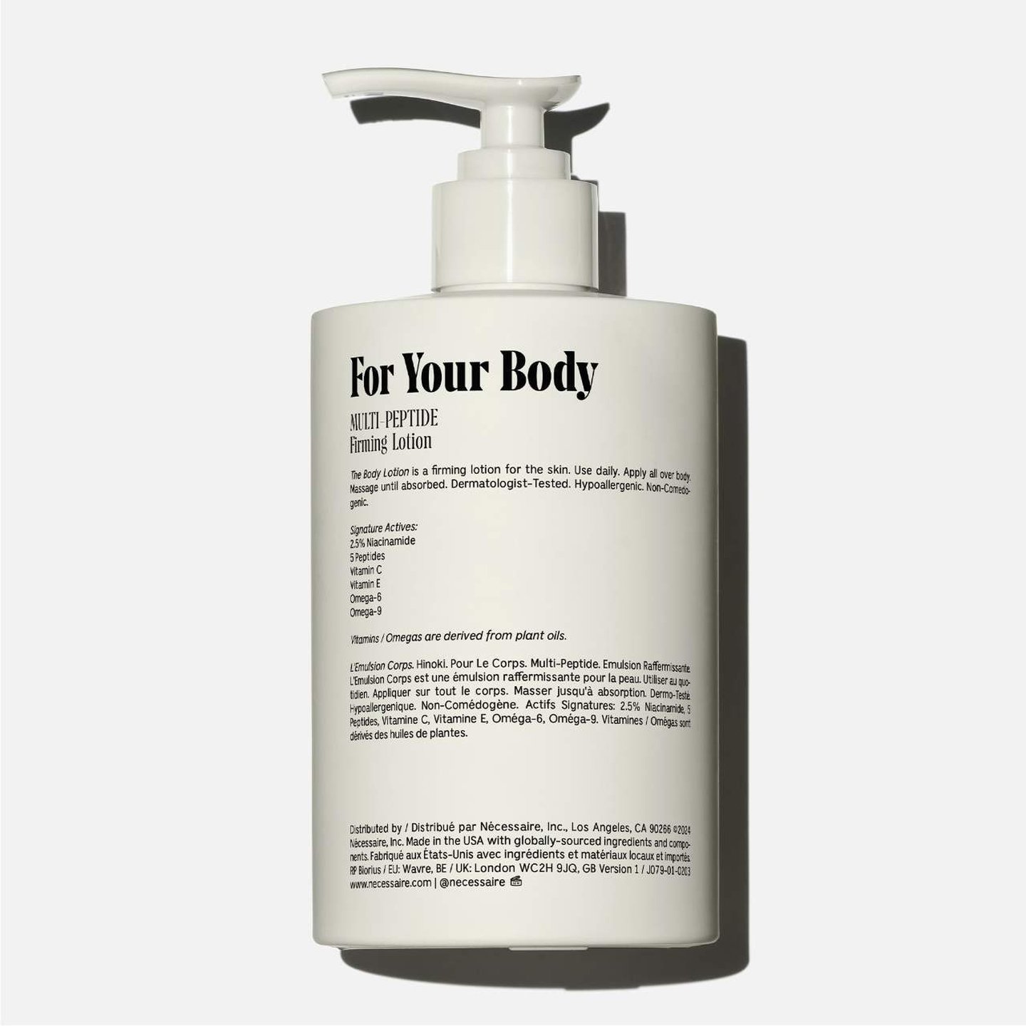 The Body Lotion Hinoki – Firming Lotion With 5 Peptides +