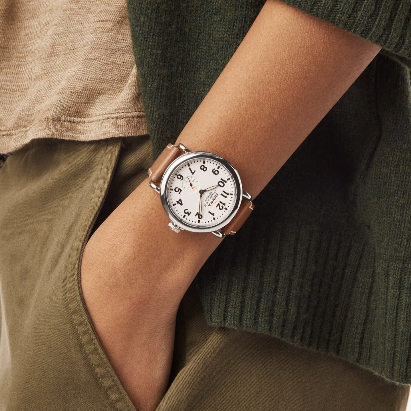 ELLE ブラウン The Runwell 41mm | Oprah Daily Shop