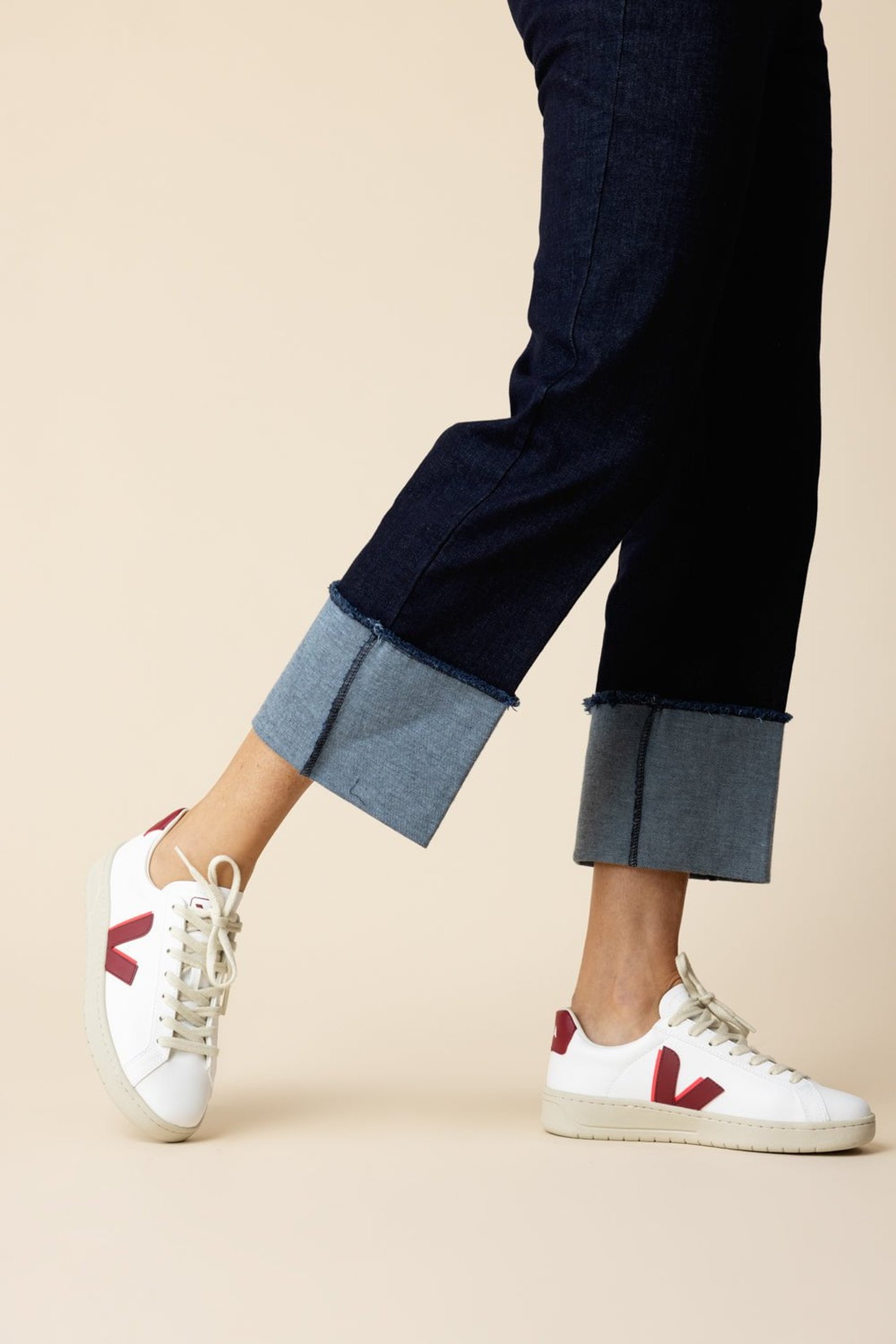 Urca Sneaker - Extra White Marsala Rose | Oprah Daily Shop