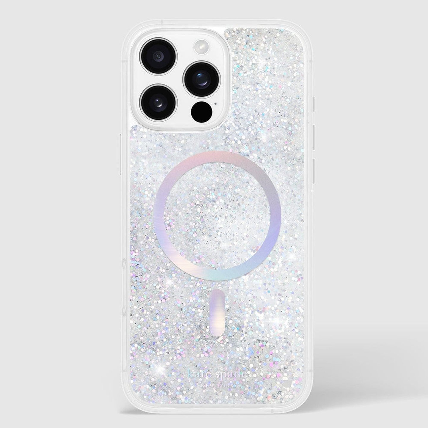 【人気商品】 Kate Spade Magsafe Iridescent Opal Glitter Liquid York New バッグ