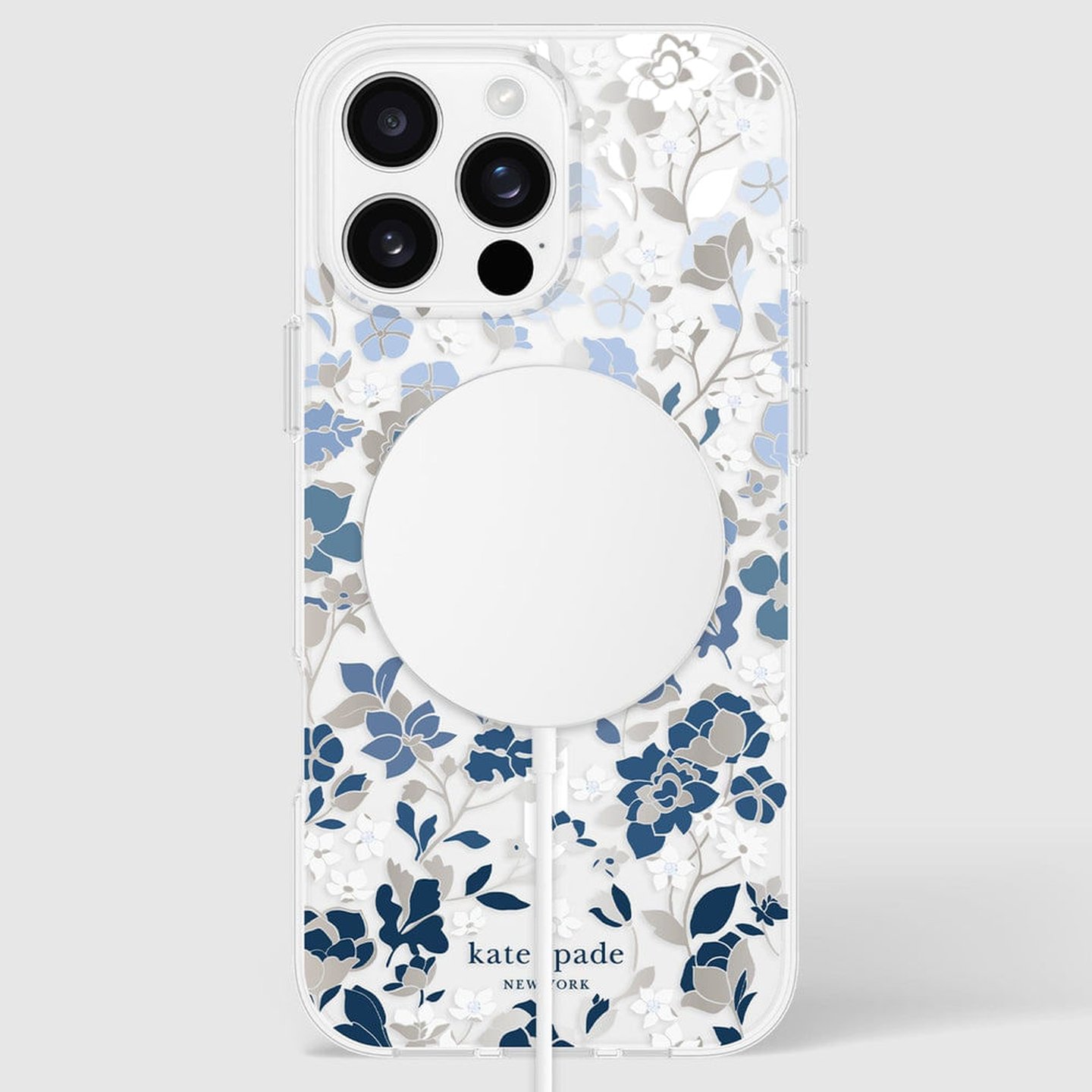 kate spade iPhone16eケース Flowerbed Blue Amazon.com: kate spade new york iPhone 16 Case - Compatible