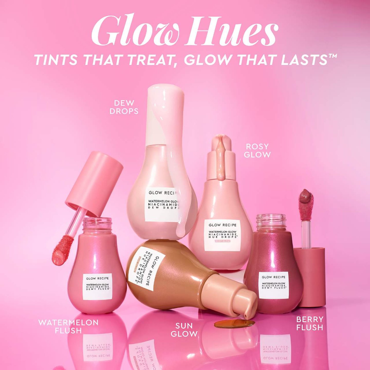 100％品質 Mini Watermelon Glow Niacinamide Hue Drops Sun Glow Serum ヘアアクセサリー
