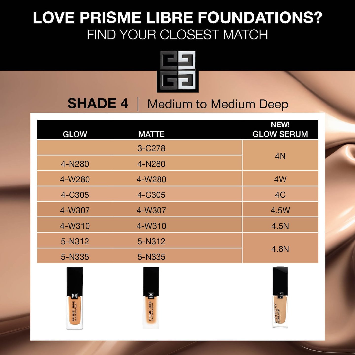 Prisme Libre Glow Serum Foundation - Skin-improving