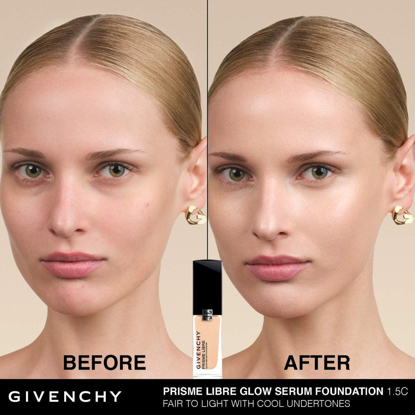 Prisme Libre Glow Serum Blurring Foundation With Natural