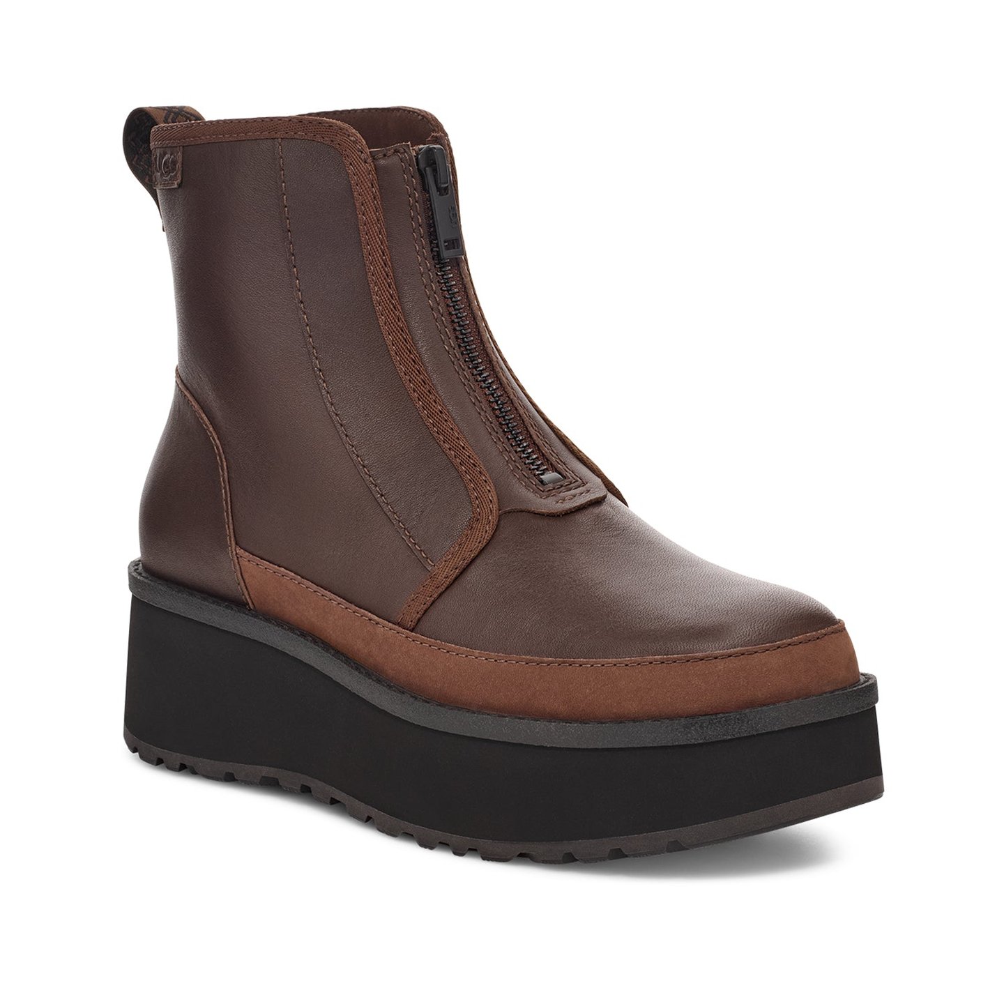 UGG CLASSIC CHILLAPEAK BURNT CEDAR SPILL SEAMS PLATFORM