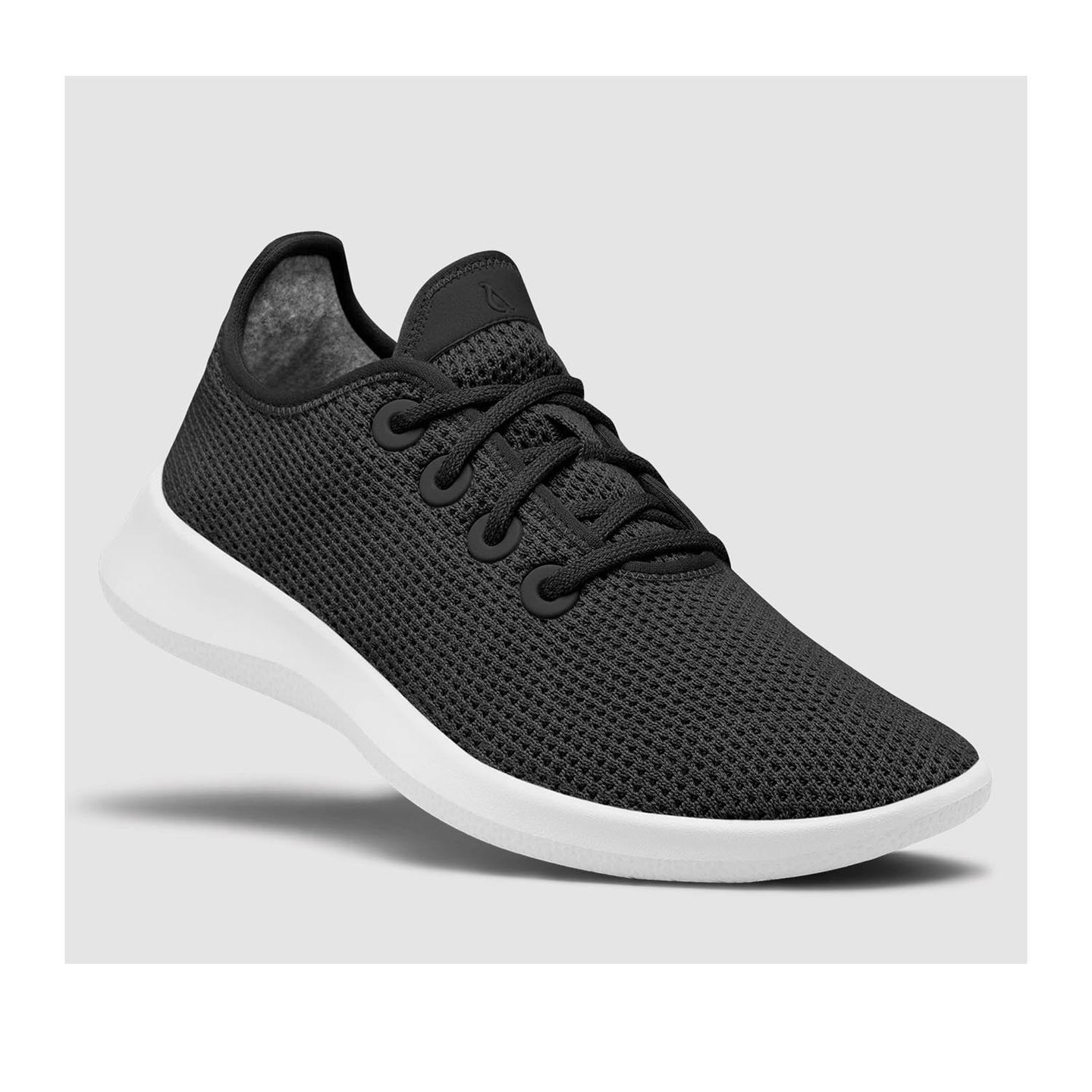 Allbirds Tree Runner Women's Size 7 Jet Black/White Sole NEW