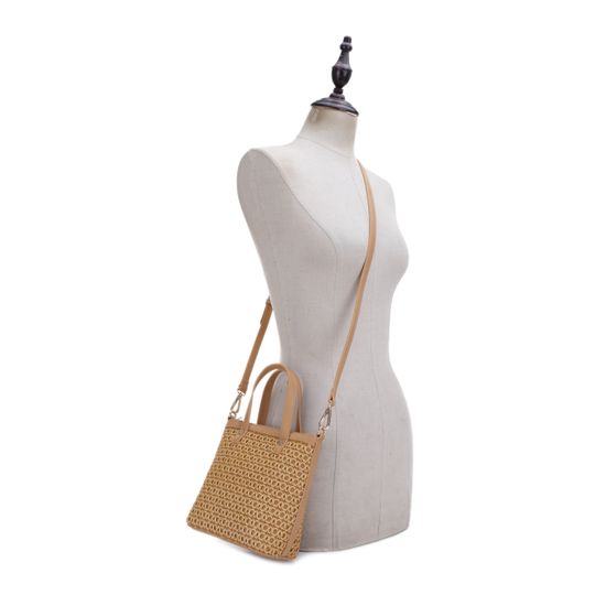Coco Texture Double Compartment Crossbody | Oprah Daily Shop