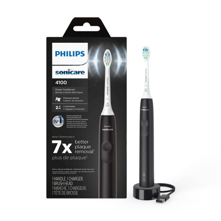 年末のプロモーション Toothbrush, Power 4100 Sonicare Philips Black Shop Daily Oprah | 電動歯ブラシ